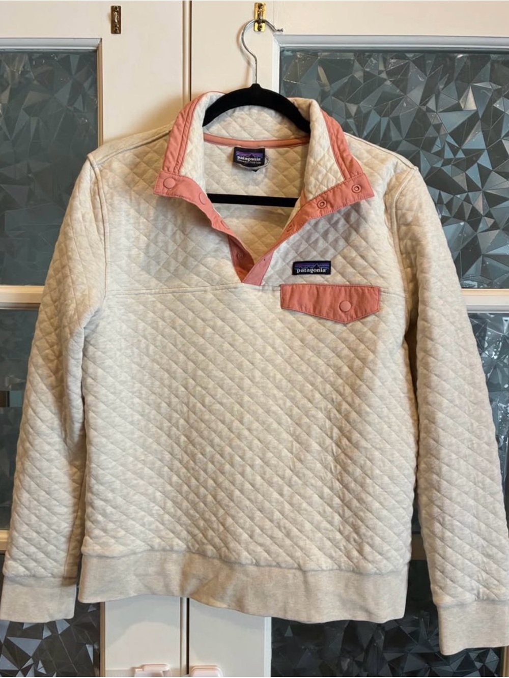 Patagonia Women’s Organic Cotton Quilted Snap-T Pullover Size Small